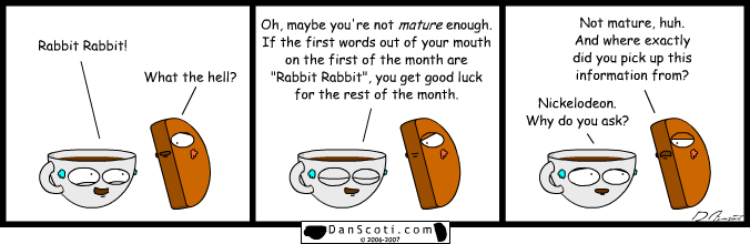 I screwed it up.  My first word this morning was "muggghhhhhhhh".