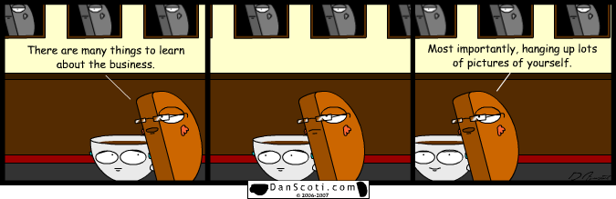 Rule number two: do NOT talk about the business.