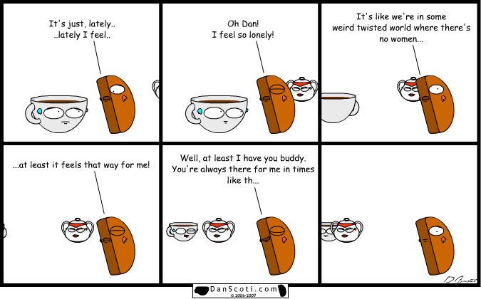 Cookies before nookies, Dan.