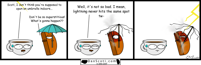 Nothing says "I told you so" like 300 million volts.