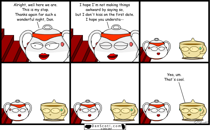 D..Does it look like rain to you? Good thing, uh, that I brought this um...rain...pancho.