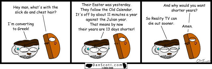 It's not a stereotype, it's a fact.  Just look at Nick.  He's only half Greek and has got more chest hair than Austin Powers.